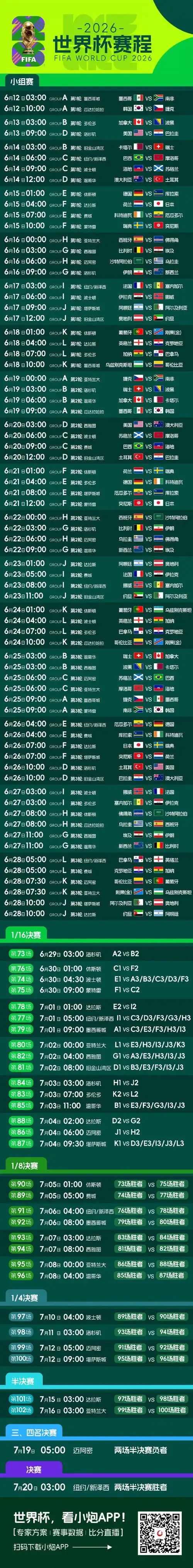 2026世界杯倒计时！美加墨赛程长图曝光，中国球迷观赛攻略抢先看